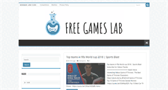 Desktop Screenshot of freegameslab.com
